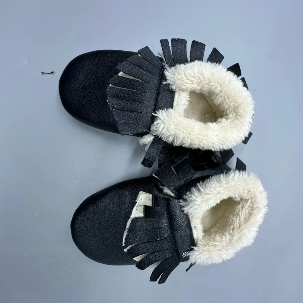 Monkey Feet Toddler Sherpa Moccasins, shoes, Slippers